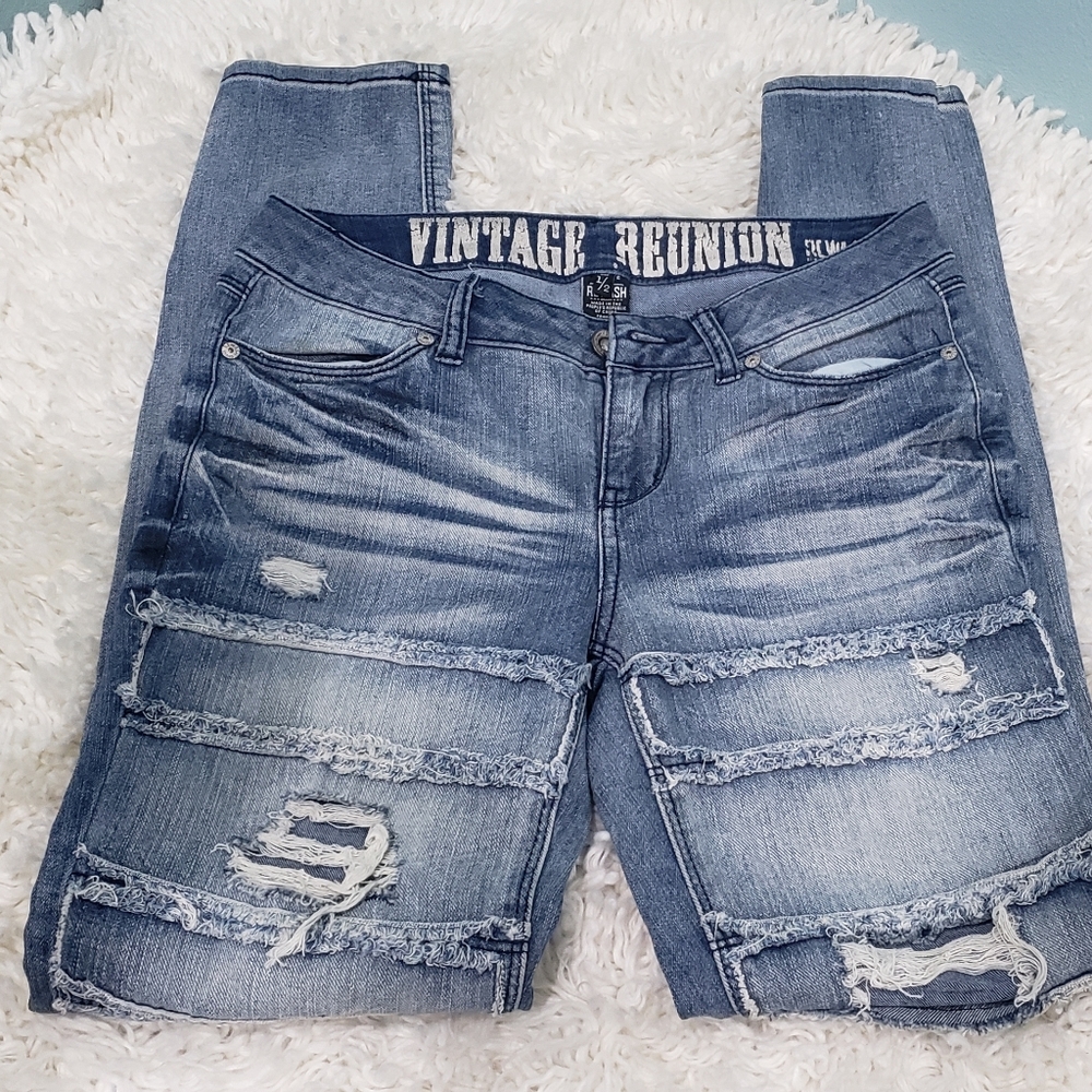 Vintage Reunion Gypsy Boho Skinny Jeans